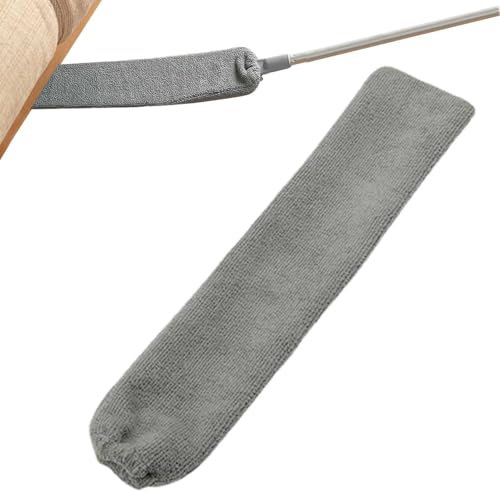 - Limpiador de Polvo para Debajo de electrodomésticos con Mango Largo, Cepillo retráctil para Limpiar Debajo de Muebles, sofá, Herramienta de Microfibra para el hogar, Cocina, Dormitorio