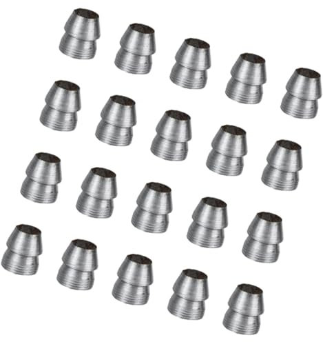 Yardwe 20 Piezas Cuña Redonda De Metal para Cuñas De Repuesto para Mango De Accesorio De Fijación para Cortar Leña y Martillo