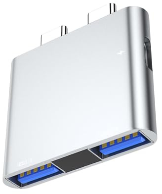 Portatile USB C Multiport Adattatore Docking Station Per Notebook Rapida Dissipazione Del Calore Spine E Play Espansione Ufficio Porta di Ricarica Rapida