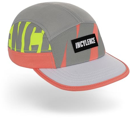 INCYLENCE Trailrunning Cap – Leichte, Schnell Trocknende Laufmütze für Damen und Herren (DE/NL/SE/PL, Alphanumerisch, Einheitsgröße, Neon Storm)