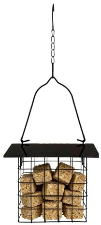 s para Aves de Exterior Estación De Alimentación Metálica De Capacidad | Colgable para Colibríes en Exterior Para Observar Pinzones Carboneros En Jardín Terraza