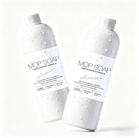 Xlethpitixz 2 Pieces Of 500ml Floor Cleaning Soap Solution - Highly Fragrant Floor Cleaning Agent - Deep Cleaning Mop Soap - Multi-surface Solution