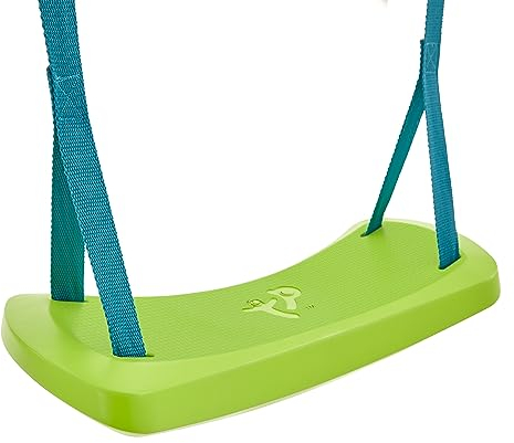 TP Toys Rapide Swing Seat With Durable Webbing, Children's Swing Seat With Safety Grip And Adjustable Weatherproof Ropes, Anti Slip Moulde, UV Resistant, Robust Plastic, Age 3 years+