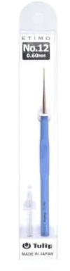 Tulip T13-12E Crochet Hook, Silver, 0,6 mm