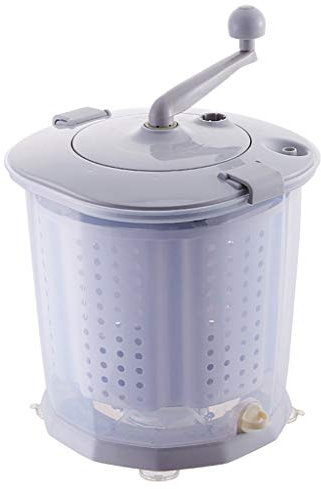 LPGY Portable Eco Mini Washing Machine, Hand Cranked Manual Clothes Non-Electric Washing Machine and Spin Dryer,Easy to Use, Suitable for Small Clothes, Underwear, RVs, Camping