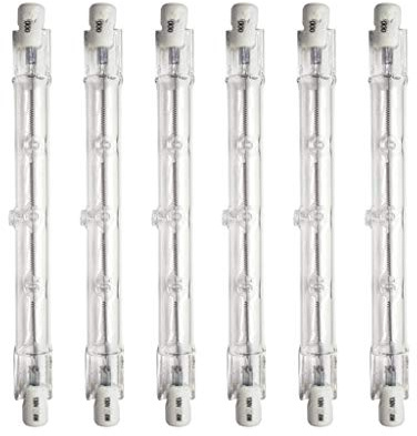 Xtricity T3 J-Type Double Ended RSC Base Halogen Light Bulbs, 200W, 2500 Lumens, 130V, 2700K Soft White, Dimmable, 118MM T3 Bulb, (6 Pack)