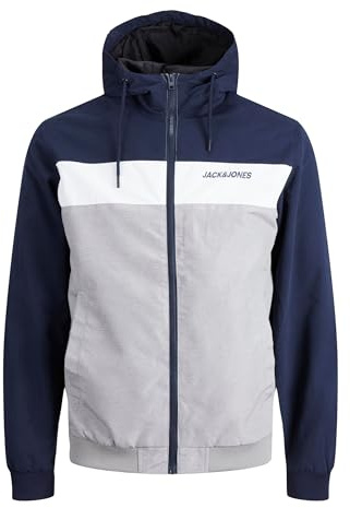JACK & JONES Cazadora para hombre, azul (Navy Blazer), XXL