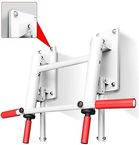 Samnuerly Reck Multifunktionale Klimmzugstange，Befestigte Klimmzugstange Home Gym Boxsack，Körpertraining mit weichen Griffen Klimmzugstangen，Belastung 300kg (Color : White)
