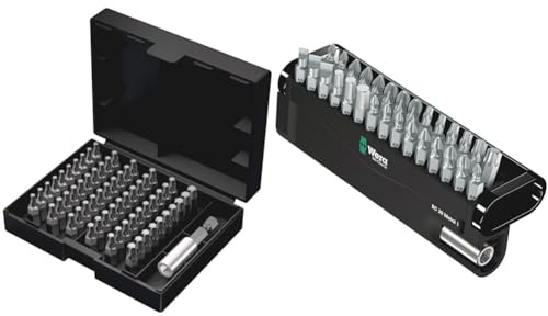 Wera Bit-Sortiment: Universal 4 (61-teilig, 05057909001) & Metal 1 (30-teilig, 05057434001) - Bit-Safe 61 & Bit-Check 30