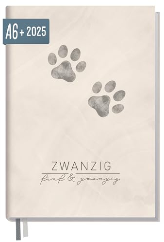 Häfft® Chäff-Timer Mini 2025 A6+ Paws 1 Woche 2 Seiten - Terminplaner, Wochenkalender, Organizer, Terminkalender mit Wochenplaner - nachhaltig & klimafreundlich