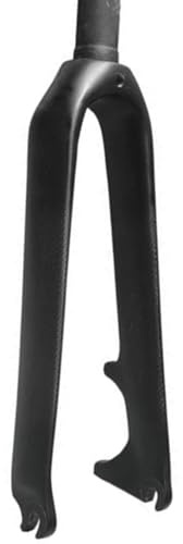 KANGXYSQ 20 451 Carbonfaser BMX Starrgabel 1-1/8 Gerades Rohr Faltrad-Vorderradgabel Scheibenbremse Fahrradgabel 9 X 100 Mm QR Hartgabel(Matte Black)