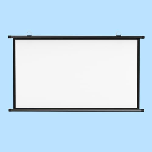 écran de Projection, Écran de Projection Noir à déroulement Manuel, Plusieurs Tailles, 4:3/16:9, intérieur et extérieur(40 inch 4:3)