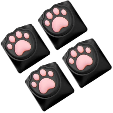 Rxgiasup AntiWear - Tappi per tasti in silicone con texture morbida, funzione di riduzione del rumore per ore di digitazione