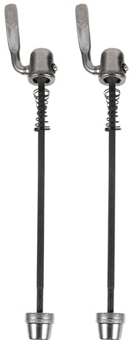 Abaodam Perno Ruota Posteriore in Acciaio per Rullo da Allenamento Indoor, Spiedo Sgancio Rapido per Bici da Corsa e Mountain Bike, Accessori per Trainer Ciclo Stabile e Resistente
