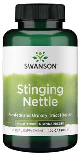 Swanson Stinging Nettles - Herbal Supplement Prostate Health & Urinary Tract Support - Natural Formula Supporting Respiratory Health & Fluid Balance - (120 Capsules)