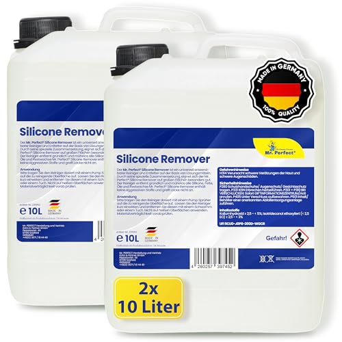 Mr. Perfect® - Silikonentferner 2x10L | Wachsentferner für Autolack| Der Silikonreiniger entfernt mühelos Fette, Öle & Silikon | Effektive Reinigung | Für große Flächen geeignet