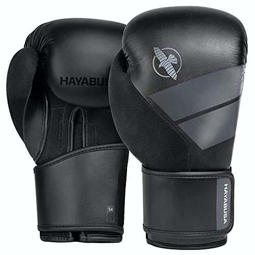 Hayabusa S4 Gants de Boxe pour Enfants pour garçons et Filles – Noir, 8 oz