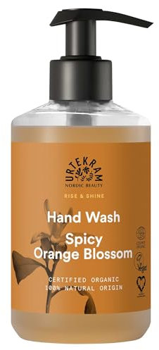 Urtekram Rise & Shine Savon Liquide pour Mains Biologique Spicy Orange Blossom, 300 ml, 1 Unité