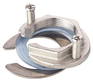 Edelstahl-Wasserhahn-Befestigungsmutter-Set, Verhindert lose Armaturen für Küchen- und Badarmaturen, 31-mm-Einlochmutter-Anschluss
