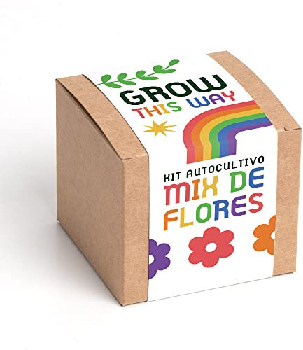 Grow This Way – Kit de Autocultivo Mix de Flores | Actividad Educativa | Ideal para Regalar | Resetea