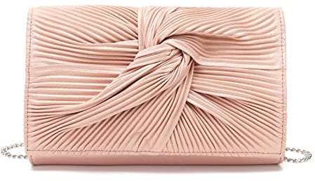 Miss Lulu Damen LH2252 PK Clutch, Rose