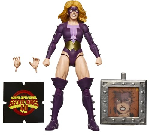 Marvel Legends Series Titania, Retro Marvel Super Heroes Secret Wars Comics Collectible 6 Inch Action Figure