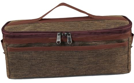 Rurunklee Bestecktasche, Aufbewahrungtasche für Camping-Besteck, 32 x 12 x 12 cm