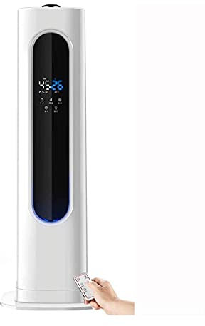 CGCSYZ Humidificadores para Dormitorio, Humidificador Industrial, Humidificador Tipo Piso Doméstico Purificador De Aire Inteligente Purificador De Aire 8L Piso De Gran Capacidad Dormitorio Blanco
