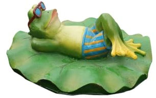 PHENOFICE Kunstharz Frosch-dekor Teichschmuck Schwimmendes Ornament Für Gartenteich Springbrunnen Aquarium Aus Harzmaterial Leicht Und Umweltfreundlich