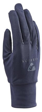 Aubrion - Guantes de Montar Patterson de Tejido Térmico para Niños/Niñas (S) (Marino)
