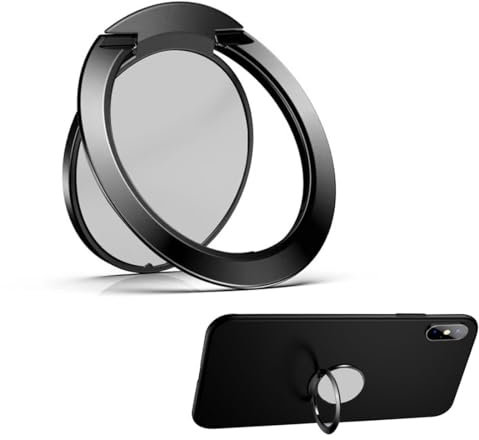 BIRLOZA Anello per Cellulare Supporto per Le Dita Supporto per Le Dita Supporto per Le Dita Ultra Sottile Anello per Cellulare Rotazione a 360° per Smartphone Supporto Magnetico per Auto