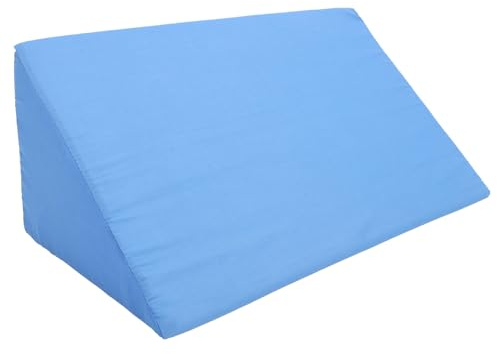 Ejoyous Pillow Wedge for Sleeping, Postoperative Position Wedge Pillow 40 Degree Bed Wedges for Elderly Side Sleepers (Blue)