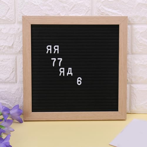 DIIOOMIEEU 2 pcs Characters for Felt Letter Board Message Board Letterboard Russian Letter Home Decor Accessories Symbols Office