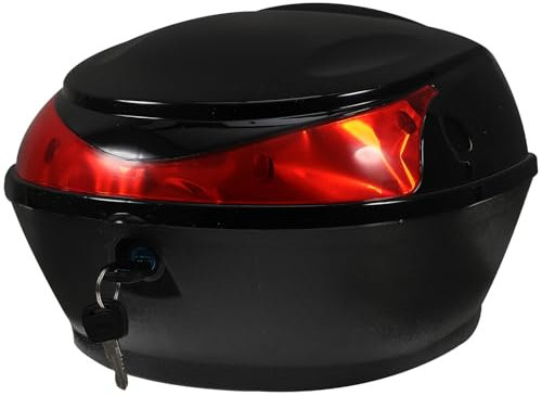 iplusmile Topcase Heckbox Trägerkoffer Wasserdichter Kofferraum Gepäck Kunststoffkoffer Abschließbar Mit 30L Fassungsvermögen