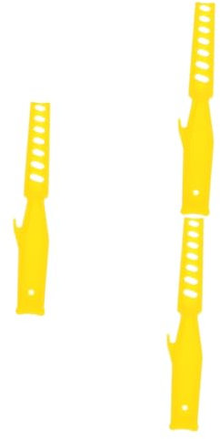 OSALADI 3st Farbrührstab Rührstab Für Farbe Farbmischstäbe Farbrührwerkzeuge Farben Mischer Farbmischstab Füllwerkzeug Bohrmischer Farbmischer Gipsmischer Yellow Plastik Wiederverwendbar