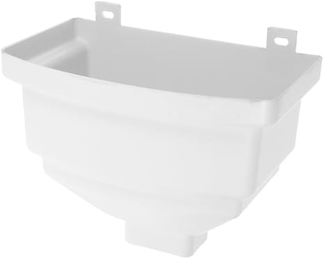 ERINGOGO Grondaia in Pvc Deviatore Curvo Per Raccolta Acqua Piovana Adattatore Quadrato Per Sistemi Di Drenaggio Parte Decorativa Per Grondaie Ville