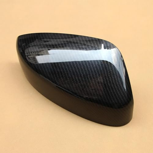YSFIFHSKFH Set di 2 tappi per specchietto retrovisore in fibra di carbonio nero per Mazda per CX5 per CX9 per CX-5 per CX-9 accessori esterni auto guscio specchio esterno