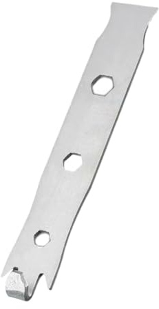 Dualoai Einfach zu Verwendendes T Pfosten Drahtdrehwerkzeug, Praktischer Und Robuster Drahtspanner Zum Verdrehen von Stacheldraht, 15cmx2.5cm