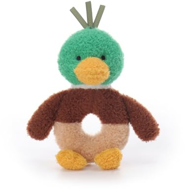 Apricot Lamb Mallard Stockente Ente Plüsch Rassel Spielzeug 19cm