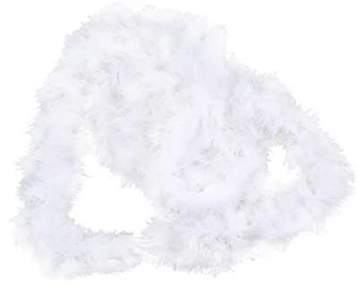Boa White Boas Ribbon Stripes Guirlande décorative pour arbre de Noël 5PCS 2m, Boa Ribbon