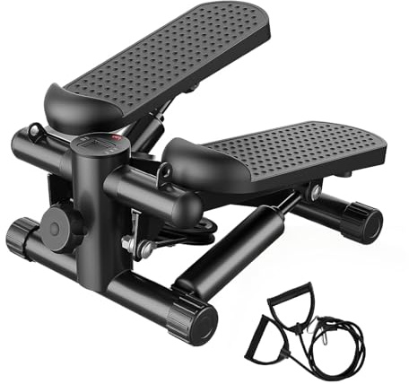 NEWBULIG Mini Stepper for Exercise at Home Stair Step Machine for Indoor Fitness Portable Home Gym Stepper for Full Body Workout 300lb Weight Capacity