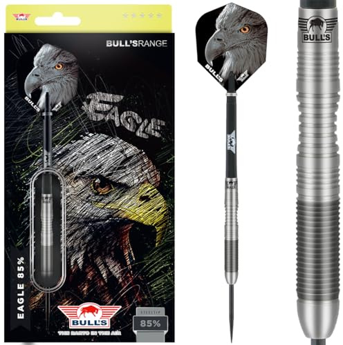 Bull's Eagle 2 85% Tungsten Steel Dart - 22 Gramm - Präzisionsgefertigter Dart für ernsthafte Spieler