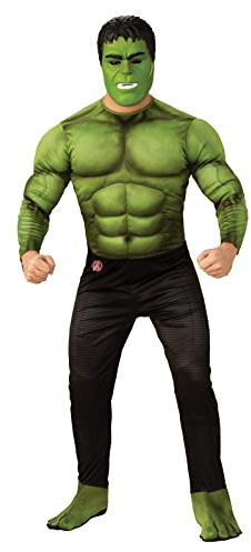 Rubie's, Deluxe-Herrenkostüm von Hulk, offizielles Avengers Endgame Hulk-Kostüm für Erwachsene