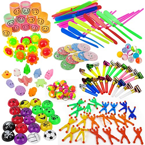 Party Bag Fillers - 150 Assorted Toys for Boys & Girls Birthday Party, Kids Party Bag Fillers & Favours, Party Bags for Kids Party, Pinata Stocking Fillers Party Bags Toys & Favors