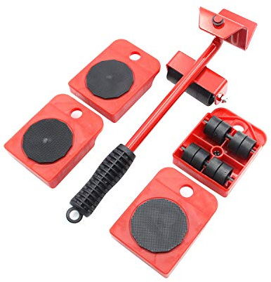 NUZAMAS Ensemble d'outils de déménagement pour meubles - Roulette robuste - Peut supporter jusqu'à 300 kg - Convient pour les canapés, canapés et réfrigérateurs