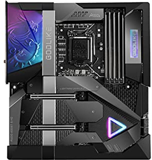 MSI MEG Z590 GODLIKE Scheda Madre gaming E-ATX - Supporta processori Intel Core 11th Gen, LGA 1200 - OLED e RGB, 20 Phase 90A VRM, DDR4 Boost (5600MHz/OC), 2 x PCIe 4.0x16, 4xM.2 Gen4/3 x4, Wi-Fi 6E