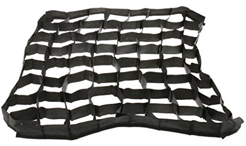 MagiDeal 50x50cm Parapluie Carré Softbox Réflecteur Grille en Nid d'abeille/Ruche/Gril pour Studio Photo Flash Flash pour Studio Photographie - Noir