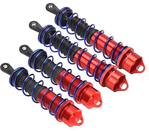 120mm Vorne Hinten Stoßdämpfer Federn Dämpfer Aluminium für 1/8 RC Auto Ersatzteile Auto Upgrades Teil(rot) RC -Automodellzubehör