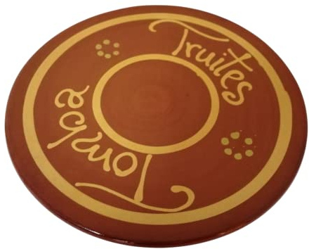 Biosa PLATO VOLTEA TORTILLAS ARTESANAL DE CERÁMICA DE 32CM. Artesanos de España. TOMBATRUITES ARTESANAL. Proximitat Calidad.