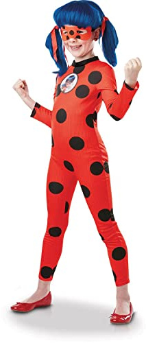 RUBIE'S Miraculous Officiel - Déguisement Classique Ladybug New Tikki (Enfant) - Taille 11-13 ans